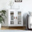 Berkfield Sideboard High Gloss White 69.5x34x90 cm Engineered Wood 1