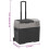 Berkfield Cool Box with Wheel and Handle Black&Grey 30 L Polypropylene 10