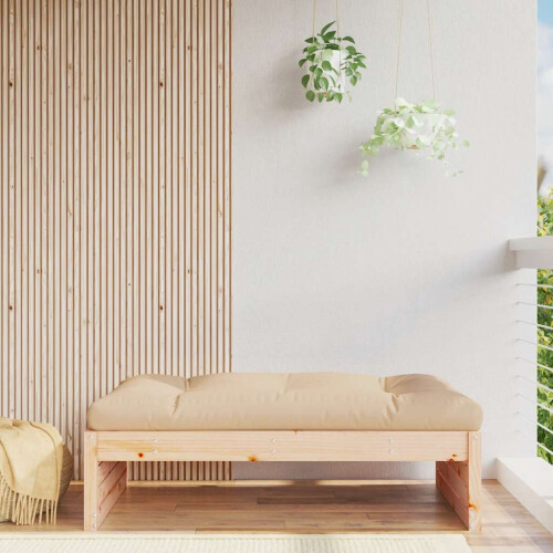 Berkfield Garden Footstool 120x80 cm Solid Wood Pine