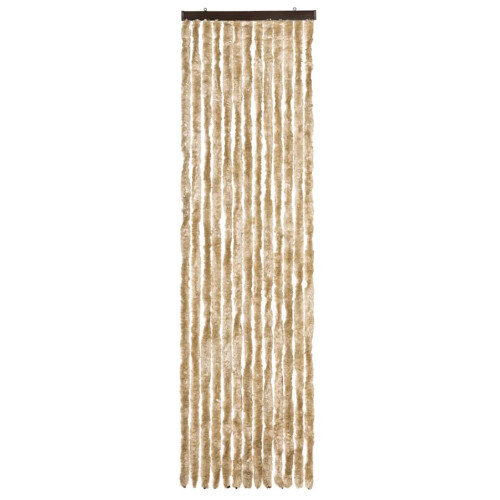 Berkfield Insect Curtain Beige 56x200 cm Chenille 2