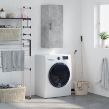 Berkfield Wall Mounted Cabinet Concrete Grey 34.5x34x90 cm