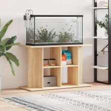 Berkfield Aquarium Stand Sonoma Oak 100x40x60 cm Engineered Wood