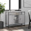 Berkfield Sideboard Grey Sonoma 100x35x80 cm Engineered Wood 1