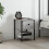 Berkfield Bedside Table Grey Sonoma 34x35.5x45 cm Engineered Wood 1