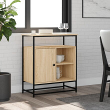 Berkfield Sideboard Sonoma Oak 69x35x80 cm Engineered Wood