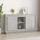 Berkfield Sideboard Concrete Grey 102x35x60 cm Engineered Wood 1
