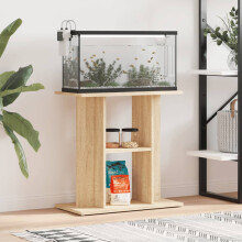 Berkfield Aquarium Stand Sonoma Oak 60x30x60 cm Engineered Wood