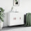 Berkfield Sideboard High Gloss White 90x34x80 cm Engineered Wood 1