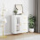Berkfield Sideboard White 69.5x34x90 cm Engineered Wood 1