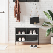 Berkfield Shoe Cabinet Grey Sonoma 69x35x50 cm Engineered Wood