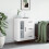 Berkfield Sideboard High Gloss White 69.5x34x90 cm Engineered Wood 1