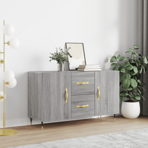 Berkfield Sideboard Grey Sonoma 100x36x60 cm Engineered Wood