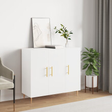 Berkfield Sideboard White 90x34x80 cm Engineered Wood