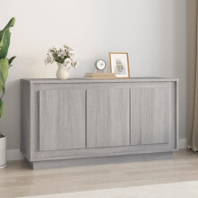 Berkfield Sideboard Grey Sonoma 102x35x55 cm Engineered Wood