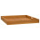 Berkfield Serving Tray 60x60 cm Solid Teak Wood 3