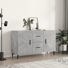 Berkfield Sideboard Concrete Grey 100x36x60 cm Engineered Wood