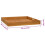 Berkfield Serving Tray 60x60 cm Solid Teak Wood 8
