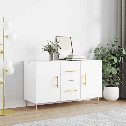 Berkfield Sideboard White 100x36x60 cm Engineered Wood