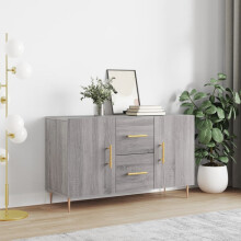 Berkfield Sideboard Grey Sonoma 100x36x60 cm Engineered Wood