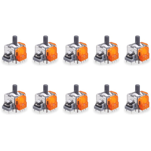 10PCS TMR Hall-Effect Joystick for PS5 Replacement Anti-Drift Magnetic Resistance Stick Thumbstick Accessories