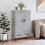Berkfield Highboard Concrete Grey 69.5x31x115 cm Engineered Wood 1
