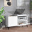 Berkfield Record Cabinet White 84.5x38x48 cm Engineered Wood 1