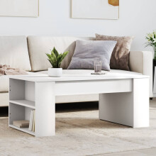 Berkfield Coffee Table White 102x55x42 cm Engineered Wood