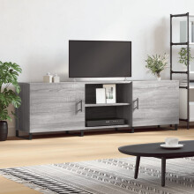 Berkfield TV Cabinet Grey Sonoma 150x30x50 cm Engineered Wood