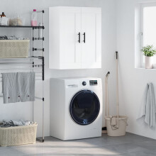 Berkfield Wall Mounted Cabinet White 69.5x34x90 cm Engineered Wood