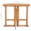 Berkfield Folding Garden Dining Table 90x90x75 cm Solid Teak Wood 7