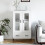 Berkfield Highboard White 69.5x31x115 cm Engineered Wood 1
