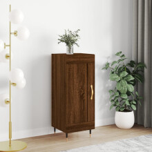 Berkfield Sideboard Brown Oak 34.5x34x90 cm Engineered Wood