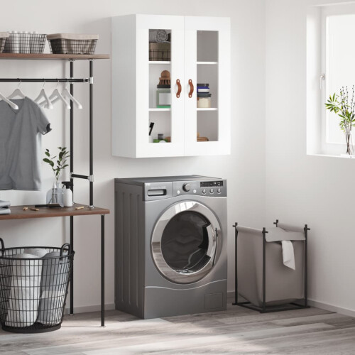 Berkfield Wall Mounted Cabinet White 69.5x34x90 cm