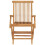 Berkfield Folding Garden Chairs 2 pcs Solid Teak Wood 3