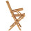 Berkfield Folding Garden Chairs 2 pcs Solid Teak Wood 4
