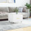 Berkfield Coffee Table White 50x50x40 cm Engineered Wood 1