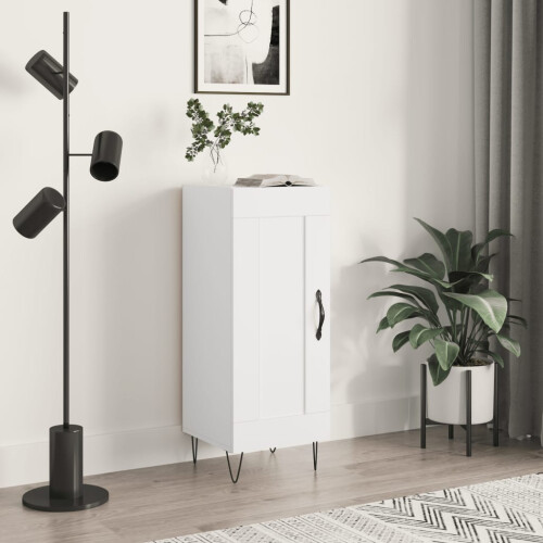 Berkfield Sideboard White 34.5x34x90 cm Engineered Wood