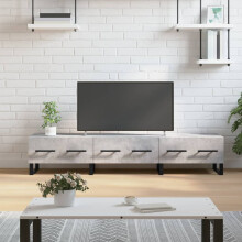 Berkfield TV Cabinet Concrete Grey 150x36x30 cm Engineered Wood
