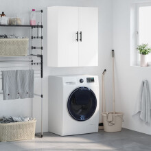 Berkfield Wall Mounted Cabinet White 69.5x34x90 cm
