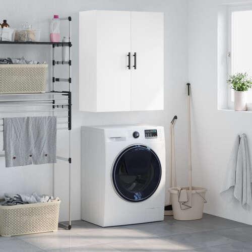 Berkfield Wall Mounted Cabinet White 69.5x34x90 cm
