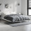 Berkfield Bed Frame without Mattress White 140x190 cm Engineered Wood 1