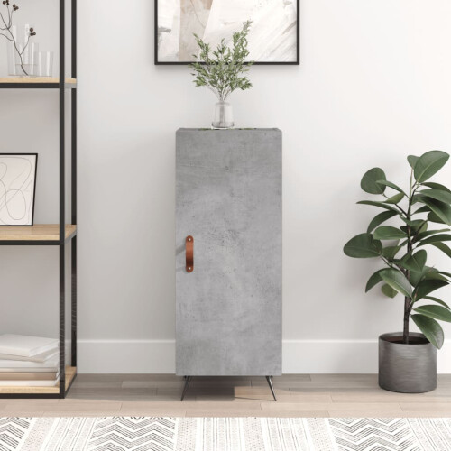 Berkfield Sideboard Concrete Grey 34.5x34x90 cm Engineered Wood