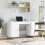 Berkfield Desk White 140x50x75 cm Engineered Wood 1
