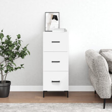 Berkfield Sideboard White 34.5x34x90 cm Engineered Wood