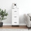 Berkfield Sideboard White 34.5x34x90 cm Engineered Wood 1