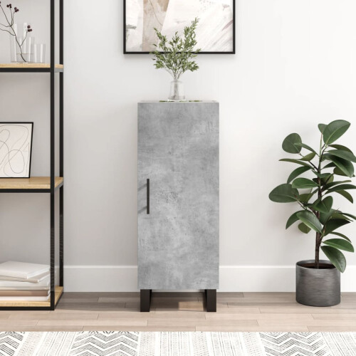 Berkfield Sideboard Concrete Grey 34.5x34x90 cm Engineered Wood