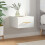 Berkfield Wall-mounted Bedside Cabinet White 35x35x20 cm 1