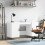 Berkfield Desk White 140x50x75 cm Engineered Wood 1