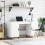 Berkfield Desk White 140x50x75 cm Engineered Wood 1