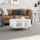 Berkfield Coffee Table White 60x50x36.5 cm Engineered Wood 1